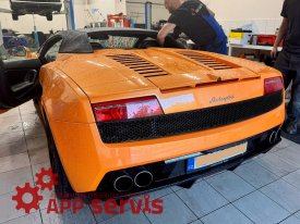 Lamborghini Gallardo 5.2, 331kw, 2010 - oprava automatické převodovky