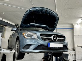 Mercedes Benz CLA 2.0, 155kw, 2014 - výměna oleje v automatické převodovce