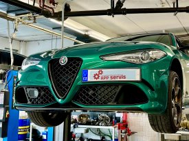 Alfa Romeo Giulia Quadrifoglio 2.9, 375kw, 2021 8HP70 - výměna oleje v automatické převodovce, difer