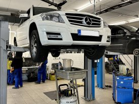 Mercedes Benz GLK 250 CDI, 2.2, 150kw, 2010, 722.9 - výměna oleje v automatické převodovce