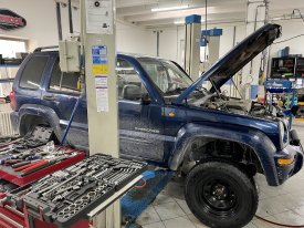 Jeep Cherokee výměna oleje v automatické převodovce