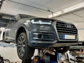 Audi Q7, 3.0, 200kw, 2016 výměna oleje v automatické převodovce