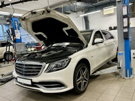 Mercedes Benz Maybach S600, 6.0, 390kw, 2018, 722.9G - oprava automatické převodovky, Výměna oleje v